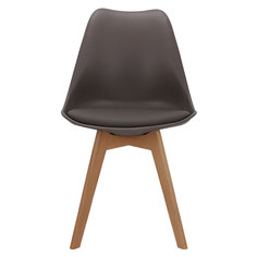 Комплект из 4-х стульев eames bon (bradexhome) коричневый 64x52x64 см.