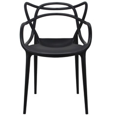Комплект из 4-х стульев masters (bradexhome) черный 55x100 см.