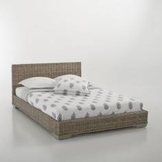 Кровать derry (laredoute) серый 152x208 см.