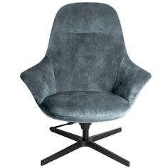 Кресло реклайнер sweep swivel tilt (kebe) серый 84x102x85 см.