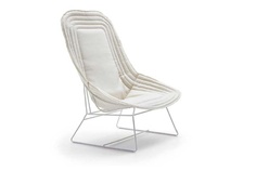 Кресло chapetau (varaschin) серый 97x124x87 см.