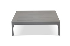 Кофейный стол infinity (ethimo) серый 90x24x90 см.