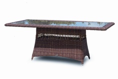 Обеденный стол ebony (skyline) коричневый 200x75x100 см.