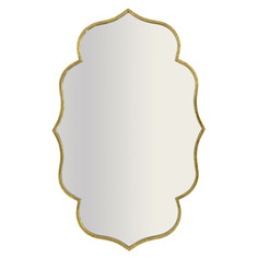 Зеркало настенное jimi (to4rooms) золотой 51.0x85.0x2.0 см.