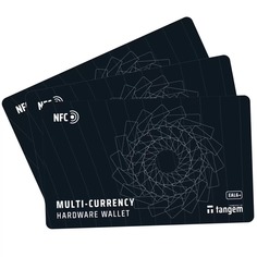 Криптокошелек Tangem Wallet, набор из 3 карт (TG115X3)