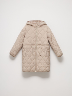 пальто для девочек (бежевый, 164) Sela