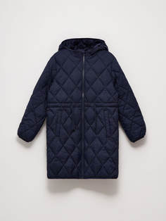 пальто для девочек (синий, 164) Sela