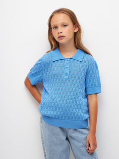 Вязаное поло для девочек Sela