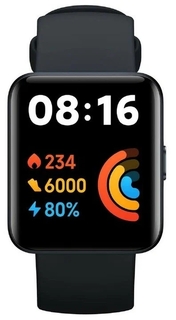 Умные часы Xiaomi Redmi Watch 2 Lite GL 1.55" TFT черный (BHR5436GL)