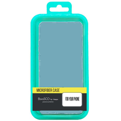 Чехол BoraSCO Microfiber Case для Tecno Spark 8P голубой