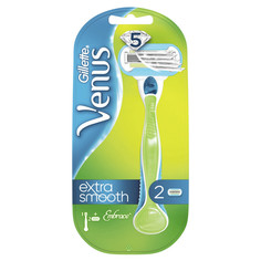 Станки для бритья многоразовые станок для бритья GILLETTE Venus Embrace + 2 кассеты женский