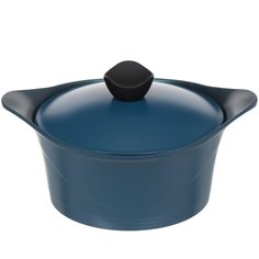 Кастрюля алюминий, антипригарное покрытие, 4.3 л, с крышкой, Daniks, Shoven, KI-T2024-2965C, индукция