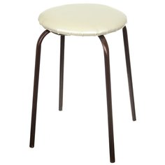 Табурет 340х340х430 мм, жемчуг на искре, сиденье круглое, винилискожа, на болтах, Модуль, 609/727