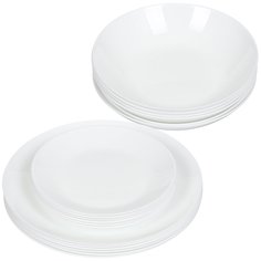 Сервиз столовый стекло, 18 предметов, на 6 персон, Luminarc, Zelie Arcopal, L4122/Q6100