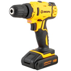 Дрель-шуруповерт аккумуляторная, Вихрь, ДА-18Л-2К, 18 В