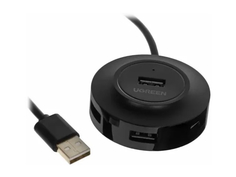 Хаб USB Ugreen CR106 USB 2.0 Hub 4 Ports 1m Black 20277