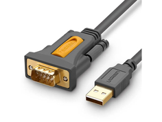 Аксессуар Ugreen CR104 USB to DB9 RS-232 Adapter Cable 1m Space Grey 20210