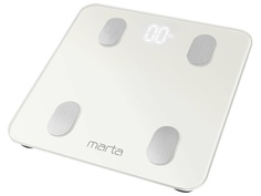 Весы напольные Marta MT-1606 White Pearls