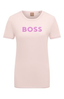 Хлопковая футболка BOSS