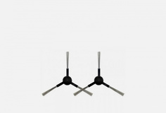 Щетка боковая для пылесоса Mi Robot Vacuum Mop P черный Xiaomi