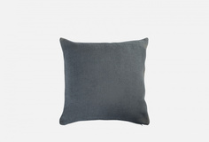 Подушка декоративная темно-серого цвета, 45х45 Tkano