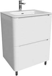 Тумба с раковиной белый глянец 60 см IDDIS Edifice EDI60WFi95K