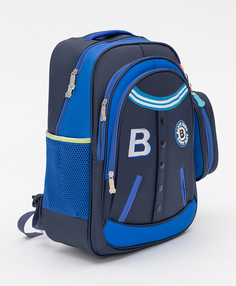 Рюкзак с карманами разноцветный Button Blue