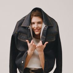 Куртка джинсовая с контрастной кром 12 Storeez