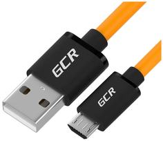 Кабель GCR QC 1.5m MicroUSB, быстрая зарядка, оранжевый GCR-52460 Green Connect