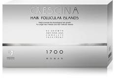 Лосьон для стимуляции роста волос Crescina Follicular Islands 1700 для женщин №10 + Лосьон против выпадения волос №10