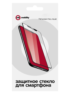 Стекло защитное mObility для Samsung Galaxy A01 Full screen FULL GLUE черный УТ000019496