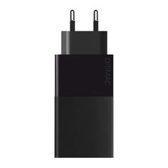 Сетевое зарядное устройство Dismac Power Adapter GaN 3USB 65W - Black, Чёрный