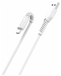 Дата-кабель More choice Smart USB 5.0A для Type-C K51Sa TPE 1м (White)