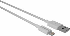 Дата-кабель More choice USB 2.1A для Lightning 8-pin K24i TPE 1м (White)