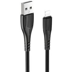 Дата-кабель More choice USB 2.4A для Lightning 8-pin K22i TPE 1м (Black)