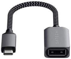 Кабель-адаптер Satechi USB-C to USB 3.0 серый космос