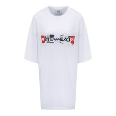 Хлопковая футболка VETEMENTS