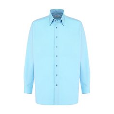 Хлопковая рубашка с воротником кент Zilli