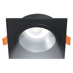 Светильники точечные квадратные светильник встраиваемый RITTER Artin GU5.3 алюминий черный
