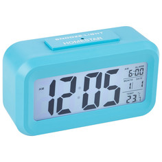 Радиочасы, часы электронные часы электронные HOMESTAR HS-0110 LED с будильником синий