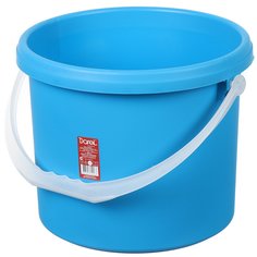 Ведро пластик, 15 л, хозяйственное, ассорт, Дарел, 20115 Darel