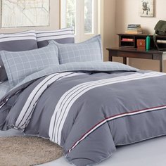 Постельное белье евростандарт, простыня 230х250 см, 2 наволочки 70х70 см, 2 наволочки 50х70 см, пододеяльник 200х220 см, Cleo, сатин, коллекция Satin de Luxe, 31/750-SK