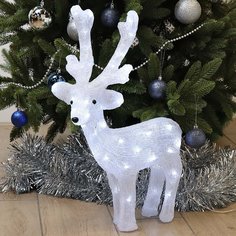 Фигурка декоративная Олень Y4-3071 LED, 38х62 см