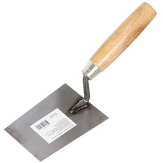 Мастерок трапеция, 120 мм, рукоятка дерево, 12 мм, SPE19190-1-166 Ормис