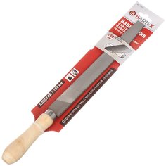 Напильник плоский, 200 мм, №2, деревянная ручка, Bartex, 12019