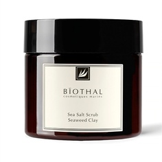 Скраб соляной для тела Водоросли Глина Sea Salt Scrub Seaweed Clay 380 МЛ Biothal