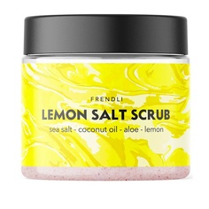 Соляной скраб для тела с лимоном и эвкалиптом Lemon Salt Scrub 300 МЛ Frendli