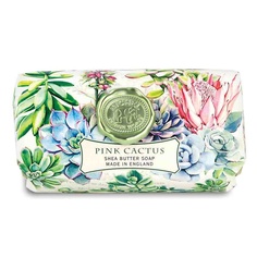 Мыло большое в бумажной обертке Розовый кактус 246 МЛ Michel Design Works