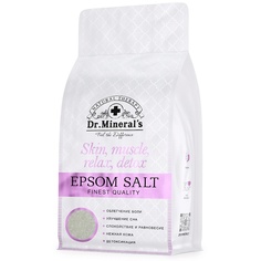 Английская соль «Epsom», пакет 1 кг. 1000 МЛ Dr.Mineral’S