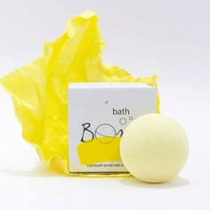 Бомбочка для ванны Большой жёлтый шар "Ванильное небо" Finnlux